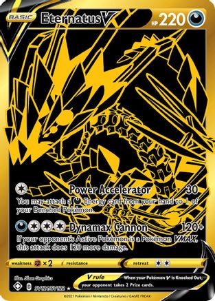 Eternatus V SV121 - Holofoil Shining Fates Shiny Vault - Shiny Holo Rare