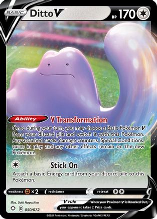 Ditto V 050 - Holofoil Shining Fates - Ultra Rare