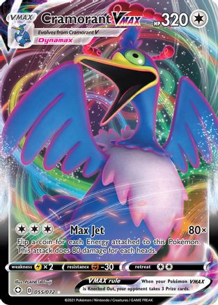 Cramorant VMAX 055 - Holofoil Shining Fates - Ultra Rare