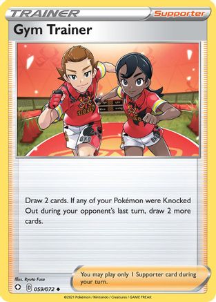 Gym Trainer 059 - Reverse Holofoil Shining Fates - Uncommon