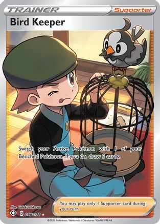 Bird Keeper (Full Art) 066 - Holofoil Shining Fates - Ultra Rare