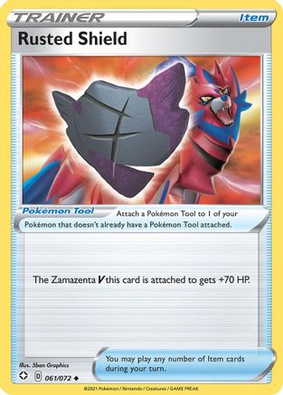 Rusted Shield 061 - Reverse Holofoil Shining Fates - Uncommon