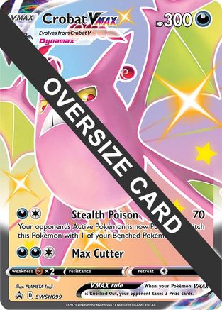 Crobat VMAX - SWSH099 - Holofoil Jumbo Cards - Promo