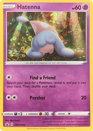 Hatenna (General Mills Promo) SWSH040 - Holofoil Miscellaneous Cards & Products - Promo