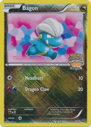 Bagon - 6/20 (Regional Championships)/20 - Holofoil League & Championship Cards - Promo