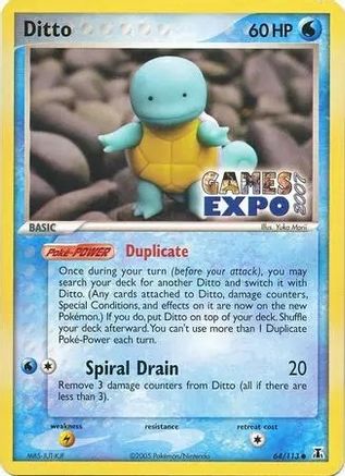 Ditto (Squirtle) (Squirtle) - 64/113 064/113 Miscellaneous Cards & Products - Promo