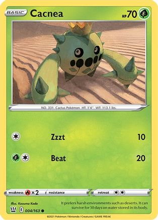 Cacnea 004 SWSH05 Battle Styles - Common