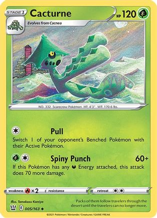 Cacturne 005 SWSH05 Battle Styles - Uncommon
