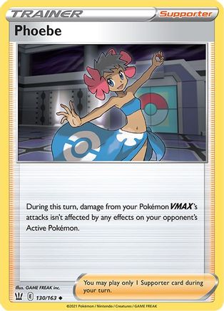 Phoebe 130 SWSH05 Battle Styles - Uncommon