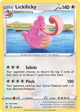 Lickilicky 114 SWSH05 Battle Styles - Rare