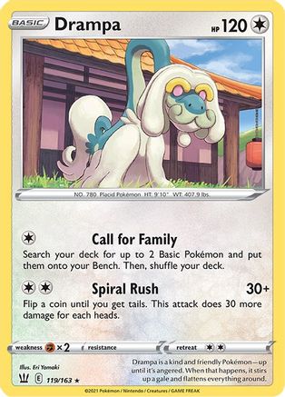 Drampa 119 SWSH05 Battle Styles - Rare