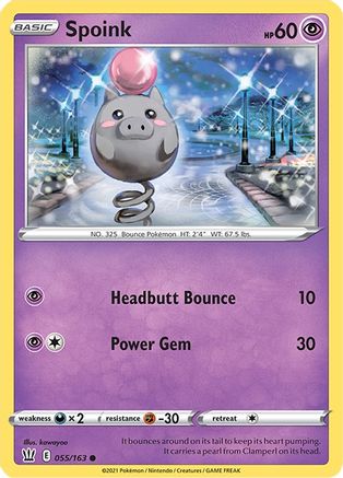 Spoink 055 SWSH05 Battle Styles - Common