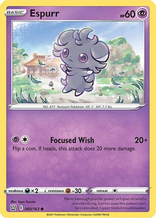 Espurr 060 SWSH05 Battle Styles - Common