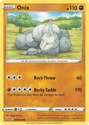Onix 068 SWSH05 Battle Styles - Common