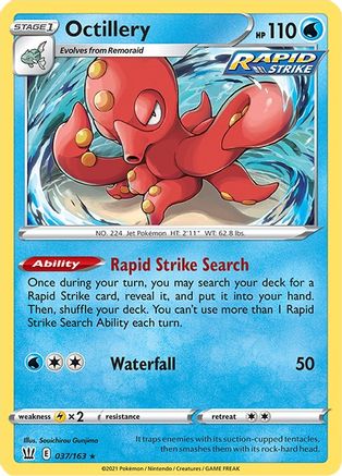 Octillery - 037/163/163 Deck Exclusives - Rare