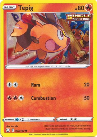 Tepig (Cosmos Holo) 023/163 - Holofoil Miscellaneous Cards & Products - Promo