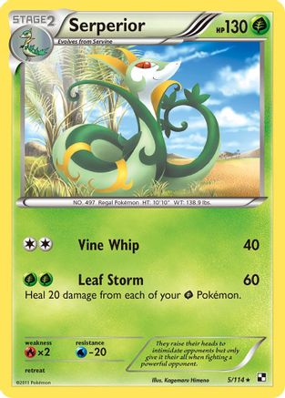 Serperior - 5/114 (Green Tornado Theme Deck Exclusive)/114 Deck Exclusives - Rare