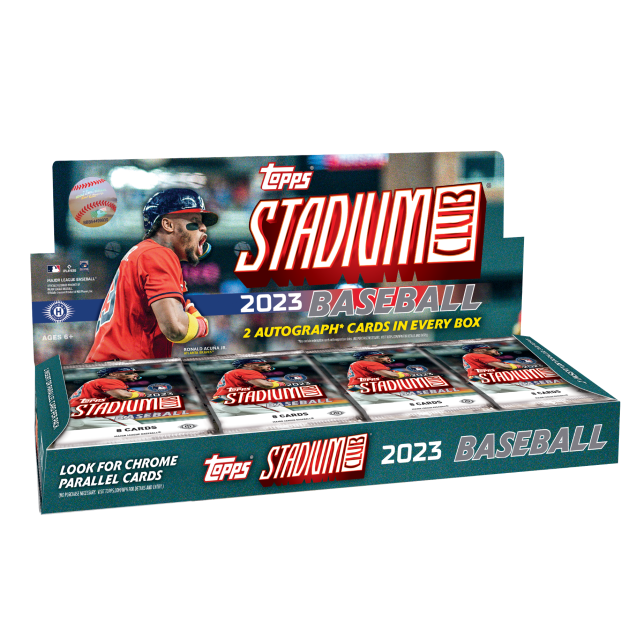 2023 Topps Stadium Club Baseball - Hobby Box - PRESELL PREORDER OCT 18, 2023