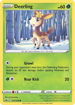 Deerling 011 SWSH06 Chilling Reign - Common