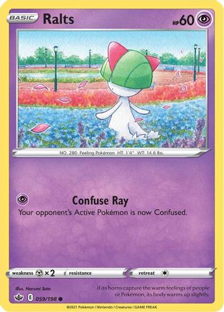 Ralts 059 SWSH06 Chilling Reign - Common