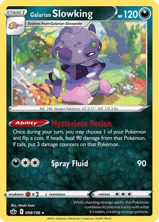 Galarian Slowking 098 - Holofoil SWSH06 Chilling Reign - Holo Rare