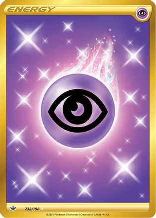 Psychic Energy (Secret) 232 - Holofoil SWSH06 Chilling Reign - Secret Rare