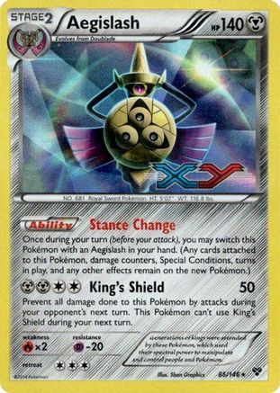 Aegislash - 86/146 (Prerelease)/146 - Holofoil XY Promos - Promo