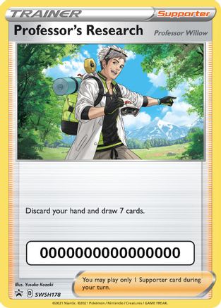 Professor's Research (with Pokemon Go Code) SWSH178 SWSH Sword & Shield Promo Cards - Promo