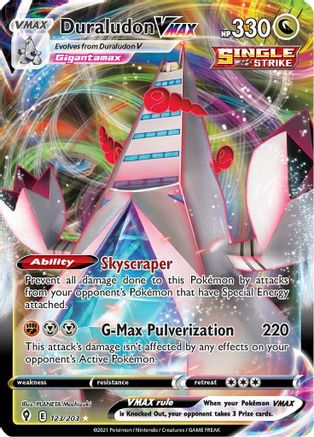 Duraludon VMAX 123 - Holofoil SWSH07 Evolving Skies - Ultra Rare