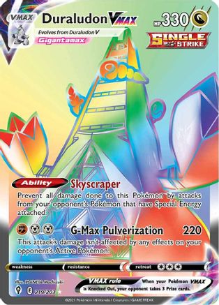 Duraludon VMAX (Secret) 219 - Holofoil SWSH07 Evolving Skies - Secret Rare