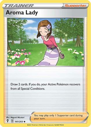 Aroma Lady 141 SWSH07 Evolving Skies - Uncommon