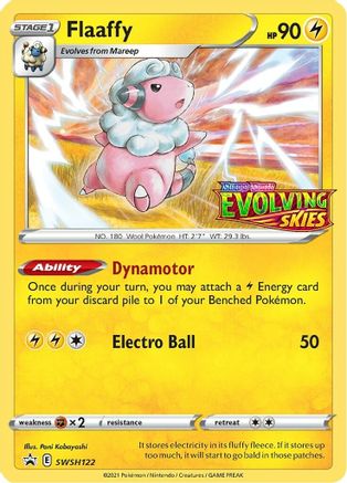 Flaaffy (Prerelease) SWSH122 - Holofoil SWSH Sword & Shield Promo Cards - Promo