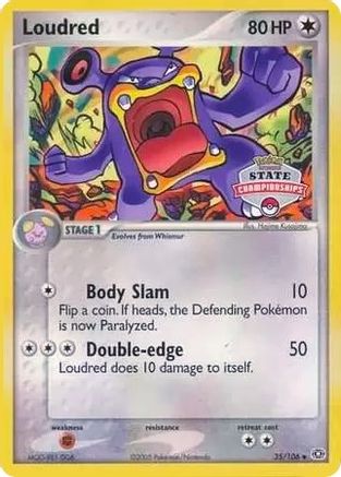 Loudred 35/106 (State Championships)/106 League & Championship Cards - Promo
