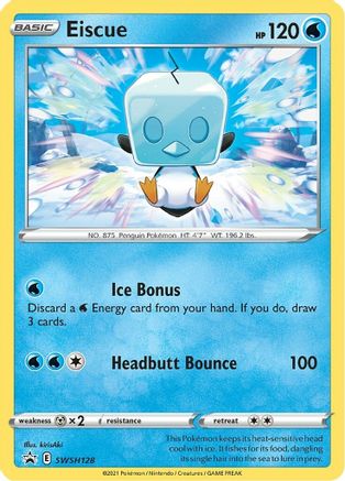 Eiscue SWSH128 - Holofoil SWSH Sword & Shield Promo Cards - Promo