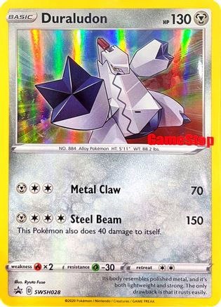 Duraludon (Gamestop Exclusive) SWSH028 - Holofoil Miscellaneous Cards & Products - Promo