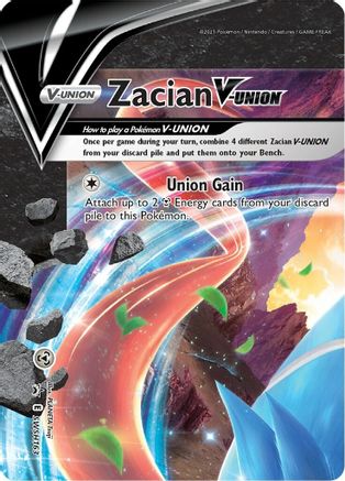 Zacian V-UNION - SWSH163 - Holofoil SWSH Sword & Shield Promo Cards - Promo