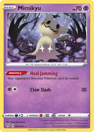 Mimikyu (Cosmos Holo) 081/189 - Holofoil Miscellaneous Cards & Products - Promo