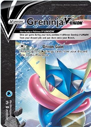 Greninja V-UNION - SWSH155 - Holofoil SWSH Sword & Shield Promo Cards - Promo