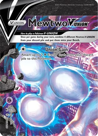 Mewtwo V-UNION - SWSH159 - Holofoil SWSH Sword & Shield Promo Cards - Promo