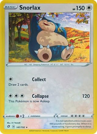 Snorlax (Cosmos Holo) 141/192 - Holofoil Miscellaneous Cards & Products - Promo