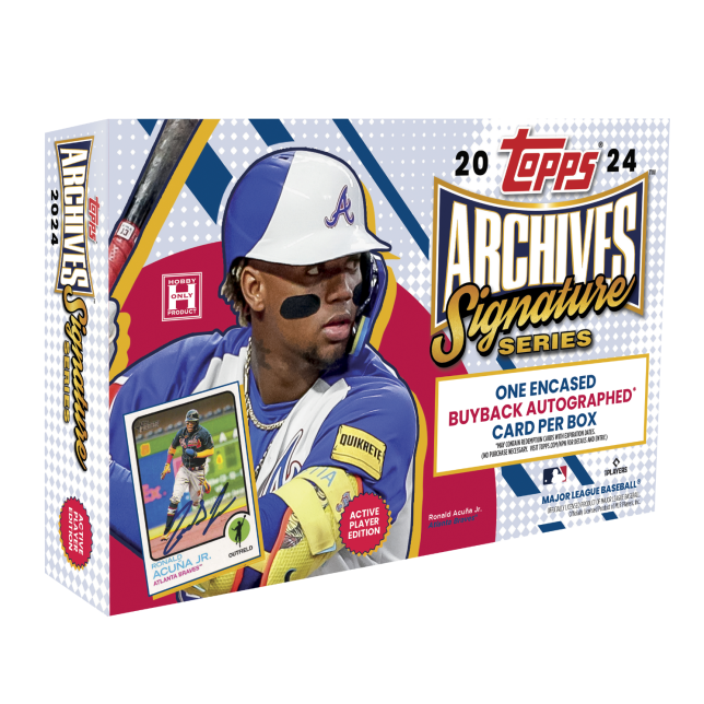 2024 Topps Archive Signature Series Baseball Active Edition Hobby Box