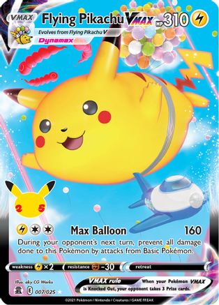 Flying Pikachu VMAX 007 - Holofoil Celebrations - Ultra Rare