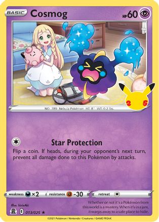 Cosmog 013 - Holofoil Celebrations - Holo Rare