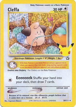 Cleffa 020 - Holofoil Celebrations Classic Collection - Classic Collection
