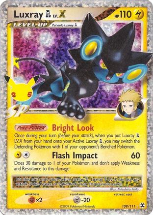 Luxray GL LV.X 109 - Holofoil Celebrations Classic Collection - Classic Collection