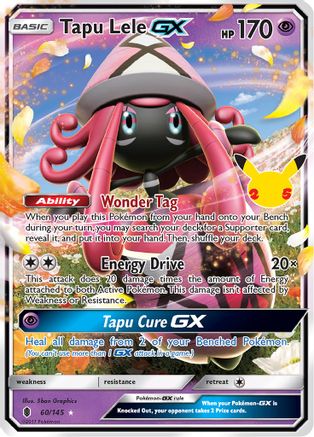 Tapu Lele GX 060 - Holofoil Celebrations Classic Collection - Classic Collection