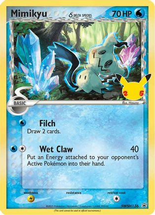 Mimikyu (Delta Species) (Delta Species) - SWSH136 SWSH136 - Holofoil SWSH Sword & Shield Promo Cards - Promo