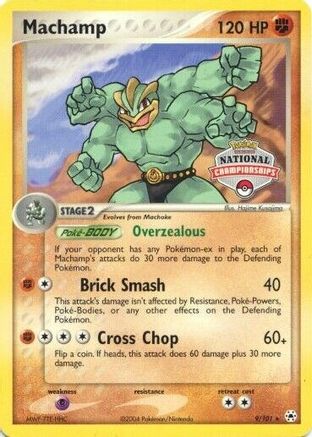 Machamp - 9/101 (National Championships)/101 - Holofoil League & Championship Cards - Promo