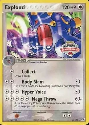 Exploud - 3/106 (National Championships)/106 League & Championship Cards - Promo