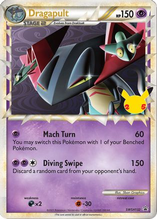 Dragapult (Prime) - SWSH132 - Holofoil Jumbo Cards - Promo